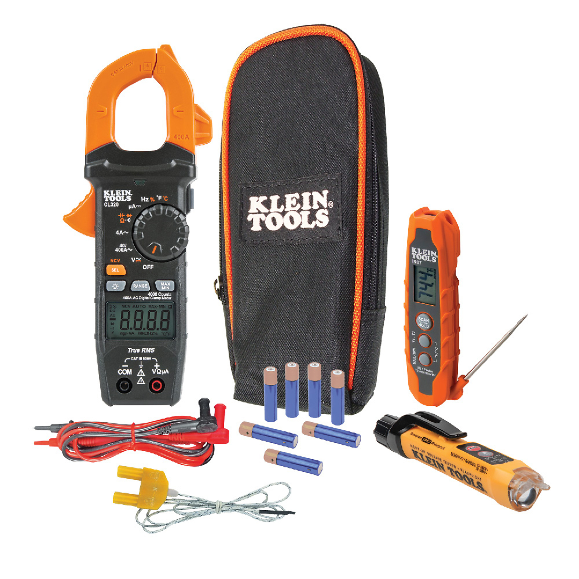Klein Tools, HVAC Electrical Test Kit, Model# CL320KIT
